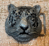 Tiger head metal belt buckle BK86