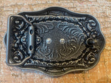 Bisson skull metal belt buckle BK88