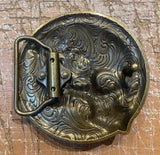 Skull metal belt buckle BK91