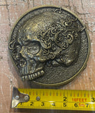 Skull metal belt buckle BK91