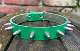 Bullet stud leather choker approx 19mm wide. Choice of 13 colours.
