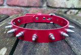 Bullet stud leather choker approx 19mm wide. Choice of 13 colours.