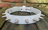 Bullet stud leather choker approx 19mm wide. Choice of 13 colours.