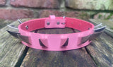 Claw spike leather choker approx 19mm wide. Choice of spikes and 13 colours.