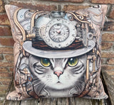 Cat Pattern Cushion (C)