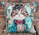 Cat Pattern Cushion (D)