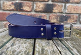 Deep Purple Indiana Antique Leather Belt. Choice of Widths & Buckles.
