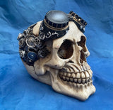 Steampunk Goggles Skull by Nemesis Now