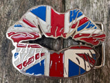 Union Jack lips metal belt buckle BK06