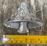 Mushroom metal belt buckle BK14