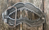 Shark jaw metal belt buckle BK18