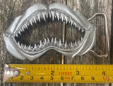 Shark jaw metal belt buckle BK18