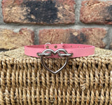 Heart, Cat or O-Ring Hoop Choker 10mm Wide