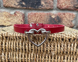Heart, Cat or O-Ring Hoop Choker 10mm Wide