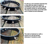 Add your own pendant Choker, with or without spikes.