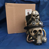 Steampunk Breathe Easy Skull by Nemesis Now