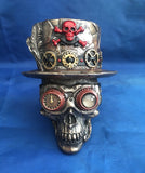 Steampunk Clockwork Baron Skull. Veronese Studio Collection