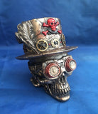 Steampunk Clockwork Baron Skull. Veronese Studio Collection