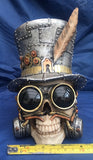 Steampunk Count Archibald Skull by Nemesis Now