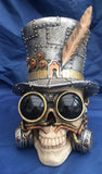 Steampunk Count Archibald Skull by Nemesis Now