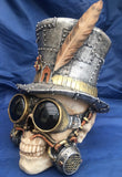 Steampunk Count Archibald Skull by Nemesis Now