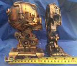 Steampunk Cranial Bookends by Nemesis Now