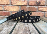 Eyelet Leather Choker