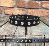 Eyelet Leather Choker