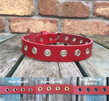 Eyelet Leather Choker