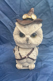 Steampunk Feathered Inventor Bobble Head Owl by Nemesis Now