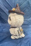 Steampunk Feathered Inventor Bobble Head Owl by Nemesis Now