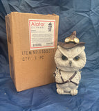 Steampunk Feathered Inventor Bobble Head Owl by Nemesis Now