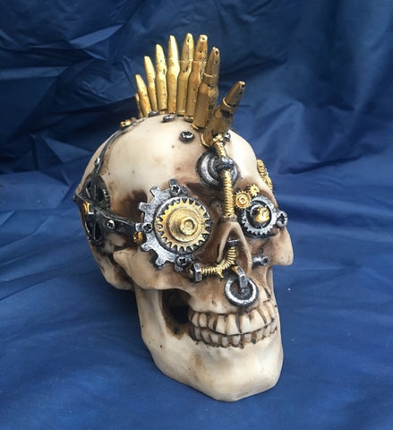 Steampunk Gears of War Skull by Nemesis Now
