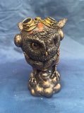 Steampunk Learning to Fly Owl. Veronese Studio Collection