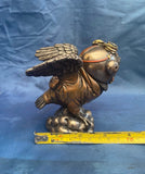 Steampunk Learning to Fly Owl. Veronese Studio Collection