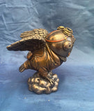Steampunk Learning to Fly Owl. Veronese Studio Collection