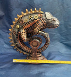Steampunk Mechanical Chameleon by Nemesis Now