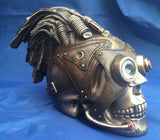 Steampunk Monocle Skull Ornament. Veronese Studio Collection