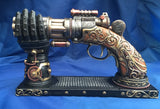 Steampunk Nocks Steam Gun & Stand Ornament. Veronese Studio Collection