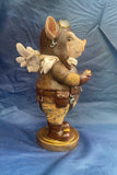 Steampunk Pilot Pig by Nemesis Now