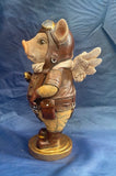 Steampunk Pilot Pig by Nemesis Now