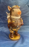 Steampunk Pilot Pig by Nemesis Now