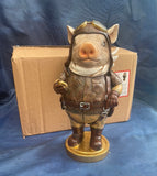 Steampunk Pilot Pig by Nemesis Now