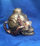 Steampunk Pipe Up Skull by Nemesis Now