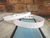 Plain Leather Choker. 10mm or 20mm wide
