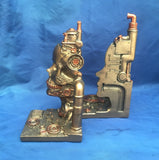 Steampunk Split Bookends by Nemesis Now