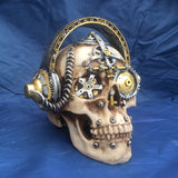 Steampunk Techno Talk Skull by Nemesis Now