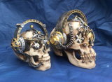 Steampunk Techno Talk Skull by Nemesis Now