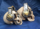 Steampunk Techno Talk Skull by Nemesis Now
