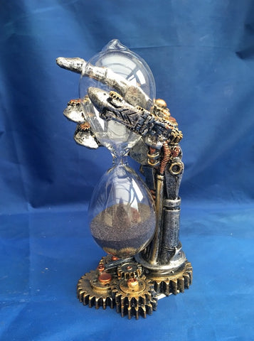Steampunk Time after Time Sand Timer by Nemesis Now